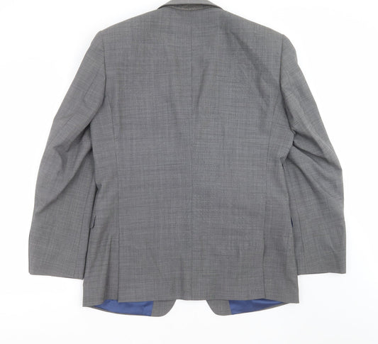 NEXT Mens Grey Jacket Suit Jacket Size 40