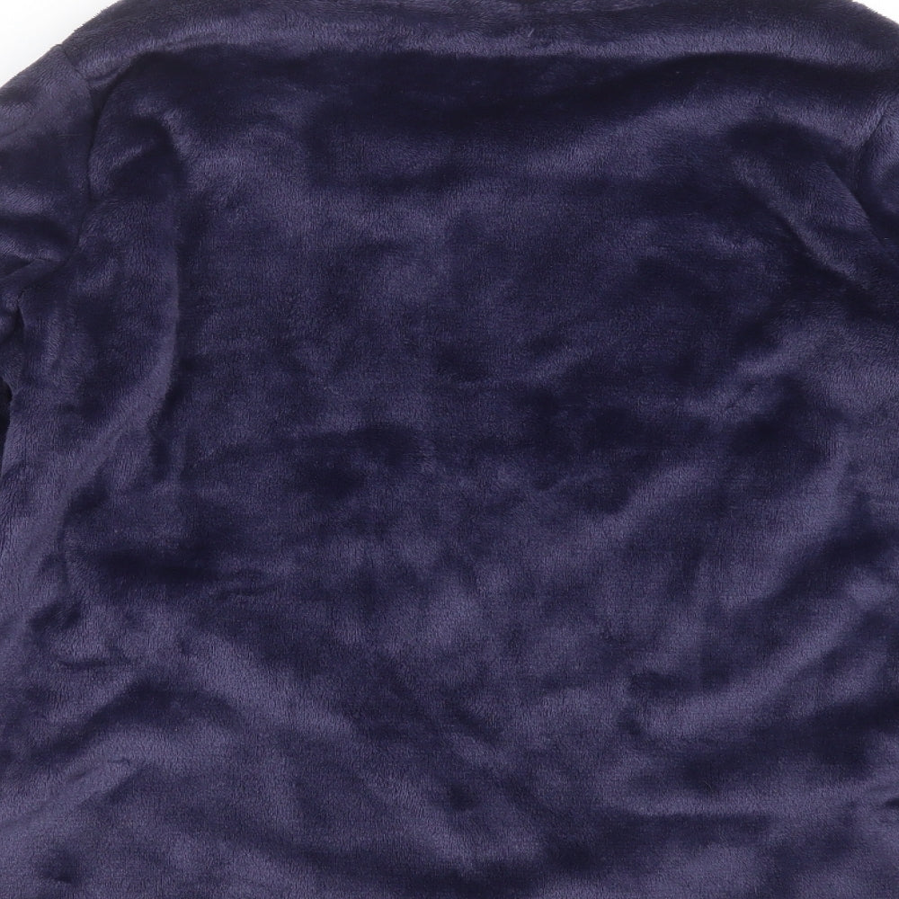George Womens Blue Solid Top Pyjama Top Size 12 - let's sleep in