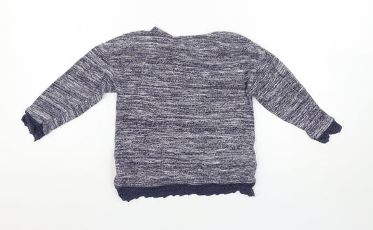 NEXT Girls Blue Pullover Jumper Size 4 Years