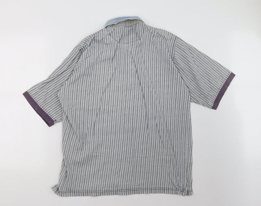 Santana Mens Blue Polo Size L