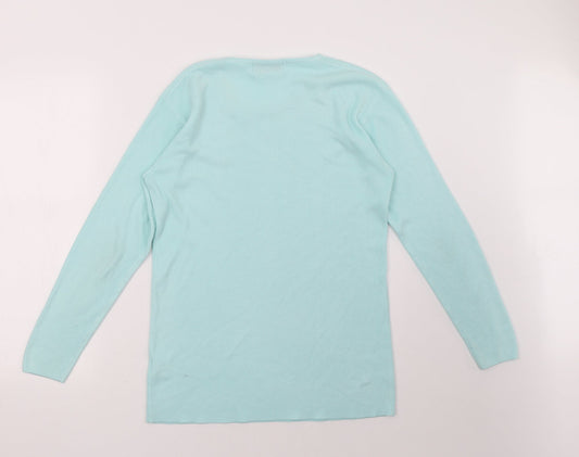 Berkertex Womens Blue Pullover Sweatshirt Size 16