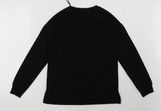 Matalan Womens Black Pullover Sweatshirt Size 8