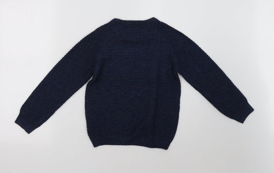 Primark Boys Blue Pullover Sweatshirt Size 7-8 Years