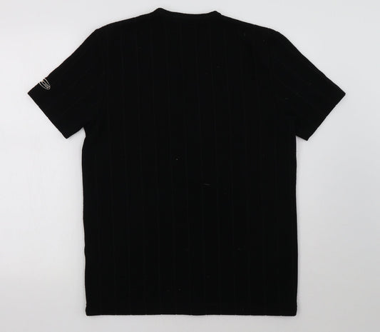 lobal adventure Mens Black T-Shirt Size S