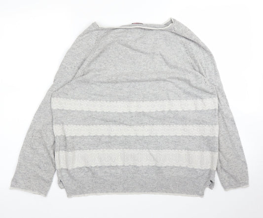 Phase Eight Womens Grey Pullover Jumper Size 8