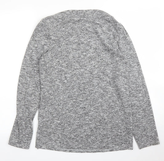 Dorothy Perkins Womens Grey Pullover Jumper Size 10