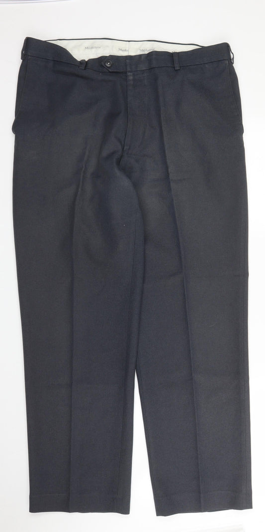 Musketeer Mens Grey   Trousers  Size 36 in L30 in