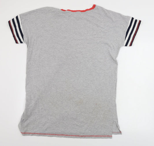 love to lounge Womens Grey Basic T-Shirt Size M