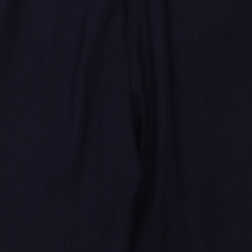 Marks and Spencer Womens Blue Trousers Size 16 L24 in