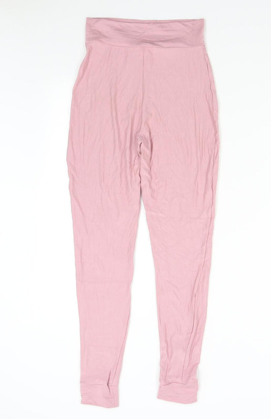 Verity Anne Womens Pink Jogger Leggings L27 in