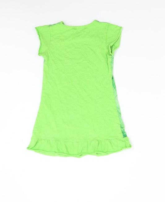 Little Baby Girls Green Basic T-Shirt Size S - Mermaid