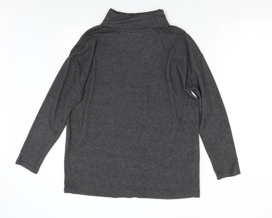 New Look Womens Grey Pullover Jumper Size 10