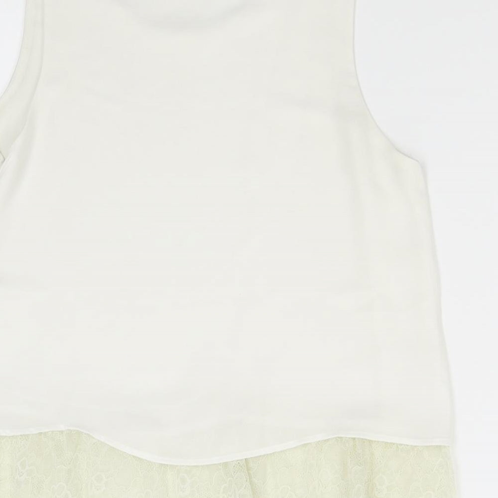 Zara Womens Ivory Camisole Tank Size S