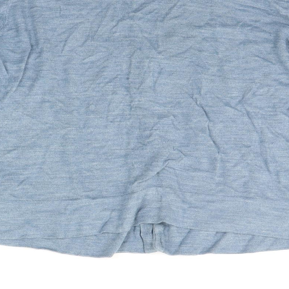 Marks and Spencer Womens Blue Cardigan Jumper Size 14