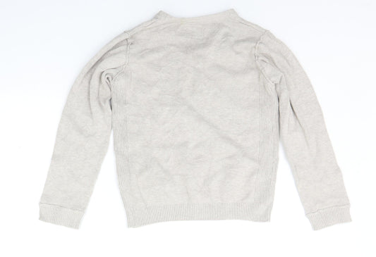 NEXT Girls Beige Pullover Jumper Size 10 Years