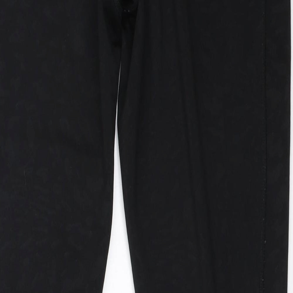 Preworn Womens Black Capri Leggings Size M L25.5 in