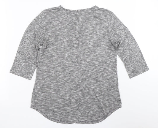 Papaya Womens Grey Pullover Jumper Size 16