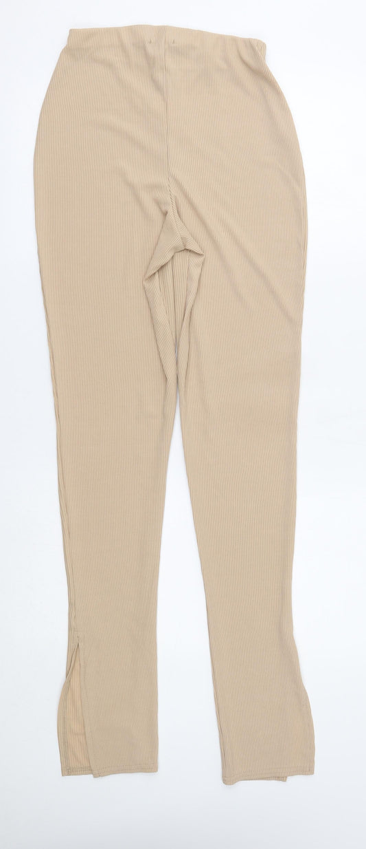 Misspap Womens Beige Trousers Size 8 L31 in