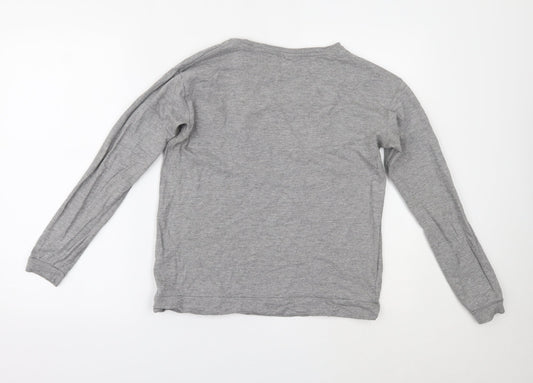 Noisy may Womens Grey Basic T-Shirt Size S