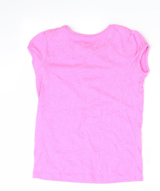 TU Girls Pink Basic T-Shirt Size 8 Years