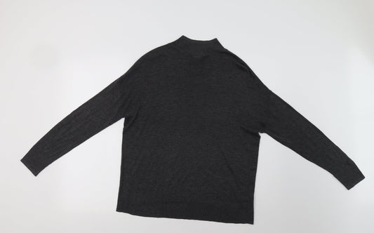 Dorothy Perkins Womens Grey Pullover Jumper Size 12