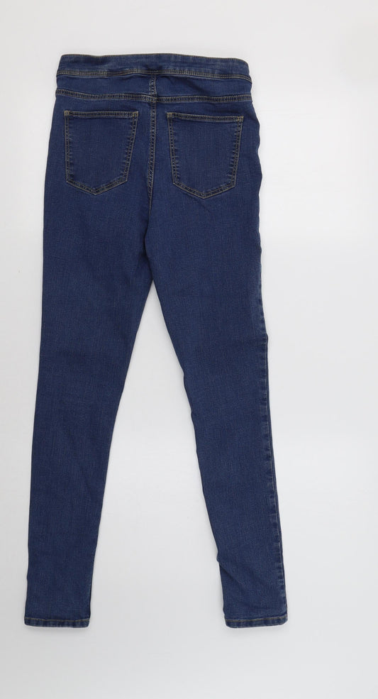 H&M Womens Blue Skinny Jeans Size 10 L27 in