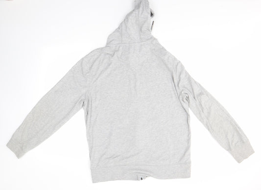 Amazon Essentials Mens Grey Full Zip Hoodie Size L