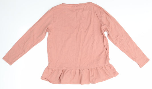 NEXT Womens Pink Basic Blouse Size L