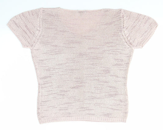 M&S Womens Pink Pullover Jumper Size M
