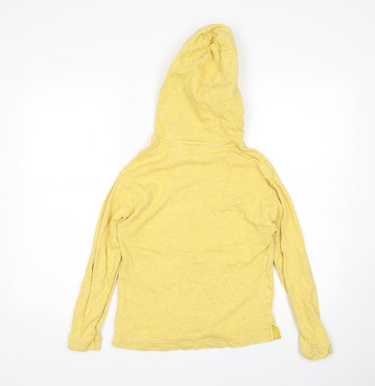 NEXT Girls Yellow Pullover Hoodie Size 11 Years
