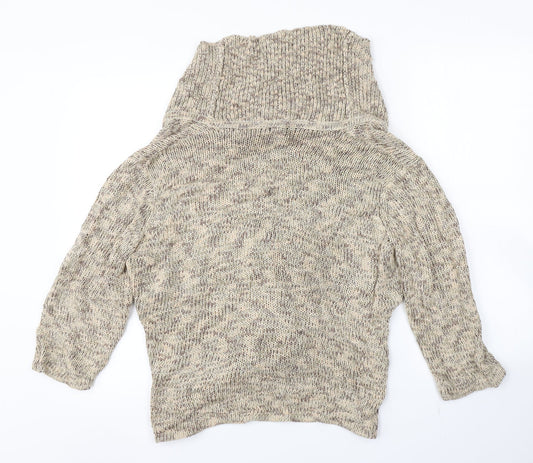 ALEX & CO Womens Beige Cardigan Jumper Size 18