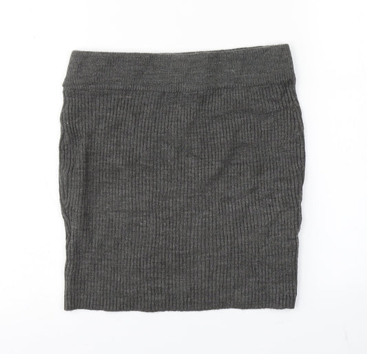 Clockhouse Womens Grey Straight & Pencil Skirt Size M