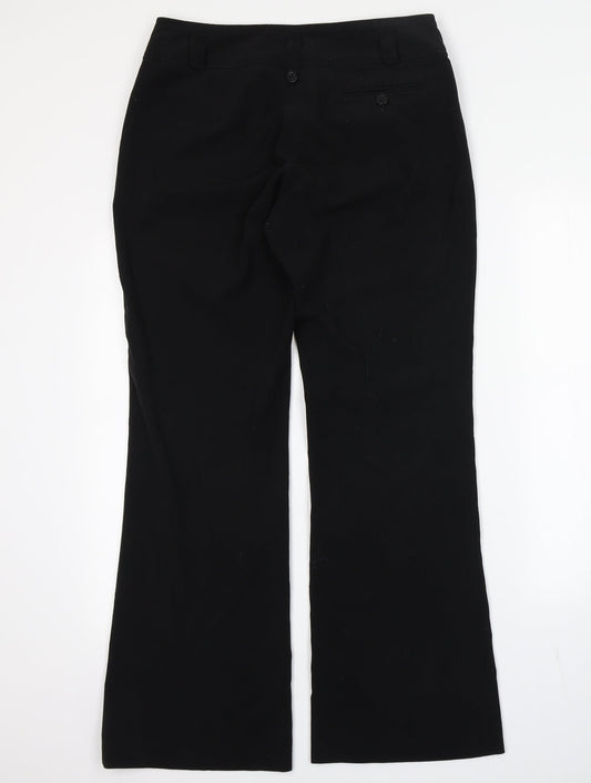 New Look Womens Black Trousers Size 12 L31 in