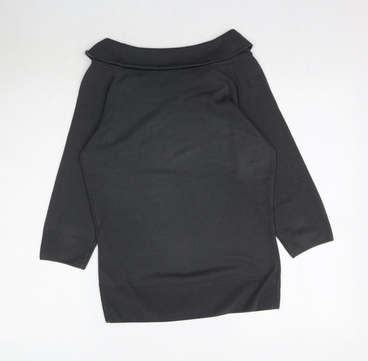 Marks and Spencer Womens Grey Knit Pullover Jumper Size 10