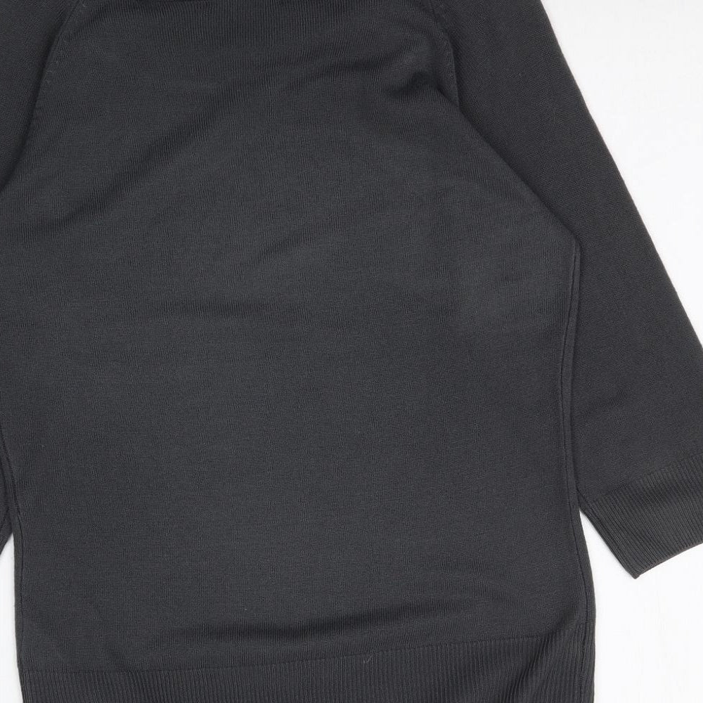 Marks and Spencer Womens Grey Knit Pullover Jumper Size 10