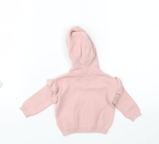 George Girls Pink Pullover Jumper One Size - Hoodie