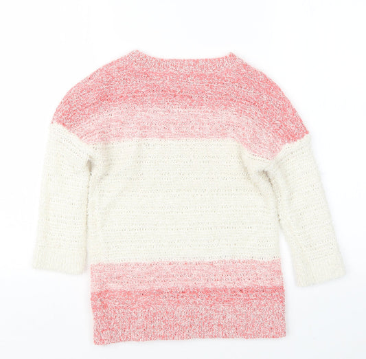 Red Herring Womens Pink Pullover Jumper Size 10
