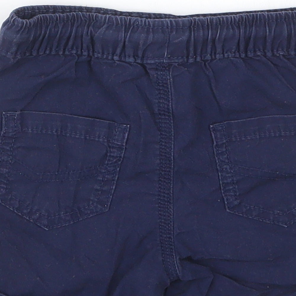George Boys Blue Cropped Trousers Size 12-18 Months