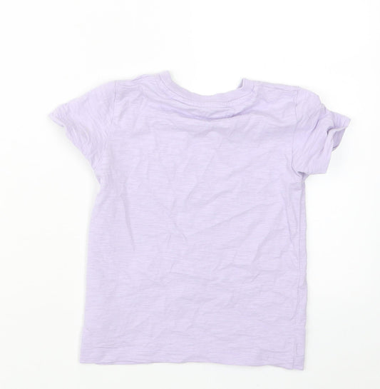 NEXT Boys Purple Basic T-Shirt Size 2-3 Years