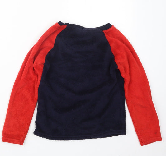 Rebel Boys Blue Geometric Pyjama Top Size 8-9 Years - Captain America