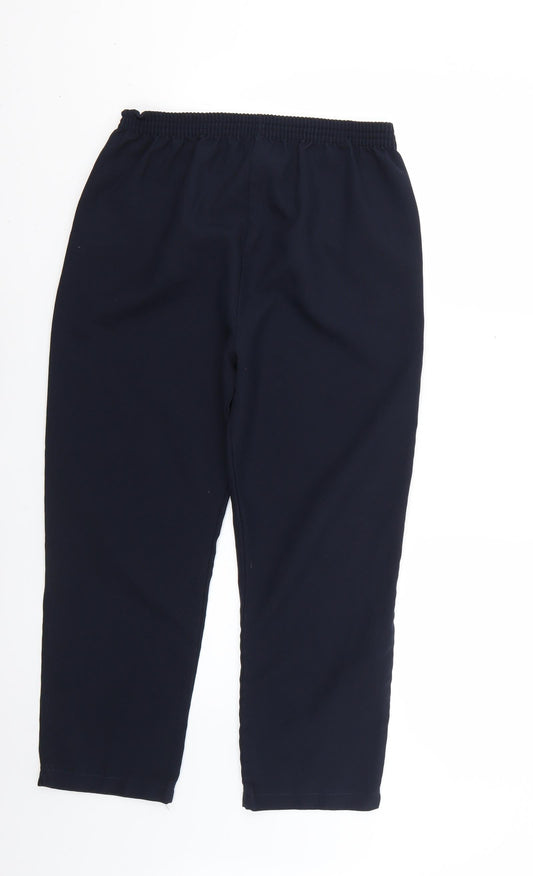Preworn Womens Blue Trousers Size 14 L24 in