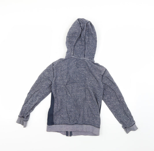 George Boys Blue Full Zip Hoodie Size 7-8 Years