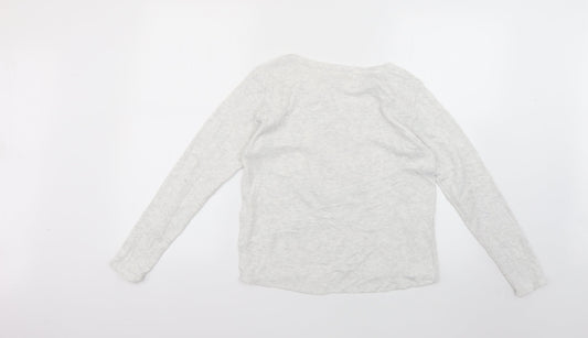 h7m Girls Grey Pullover Jumper Size 11-12 Years