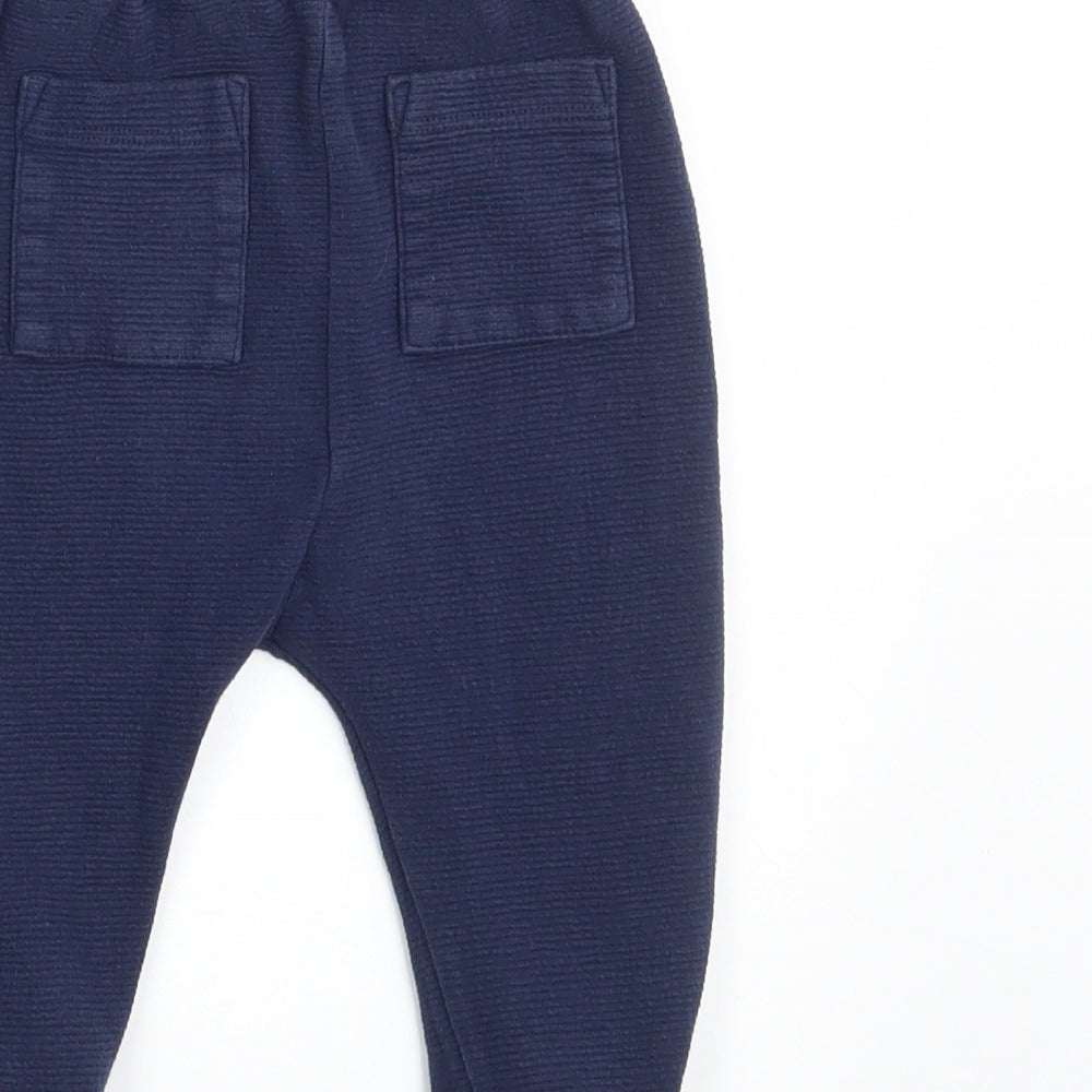 George Baby Blue Jogger Leggings Size 12-18 Months - Waist 18in; Inside leg 11in