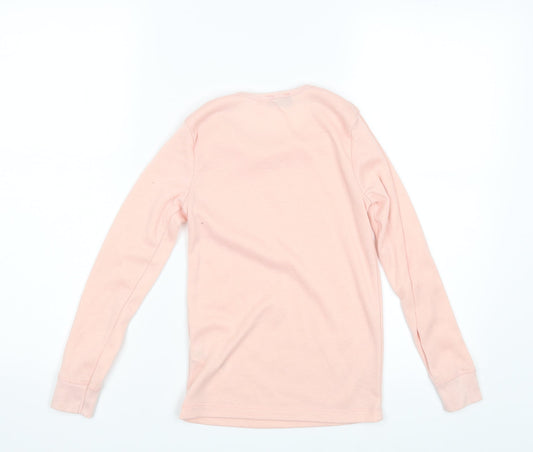 Pepperts Girls Pink Pullover Sweatshirt Size 9-10 Years