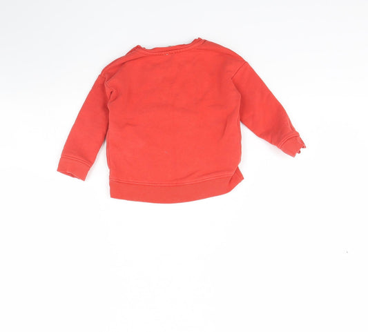 River island Baby Red Pullover Jumper Size 12-18 Months