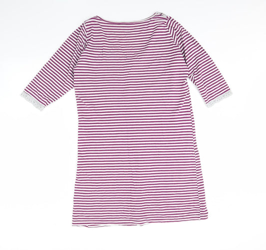 TU Womens Purple Striped Shift Size 12