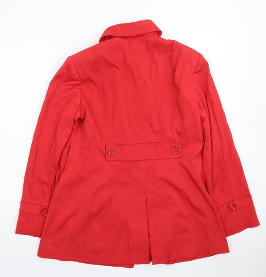 George Womens Red Jacket Size 14
