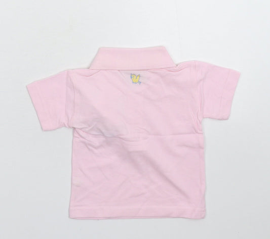 Larkwood Girls Orange Pullover Polo Size 9-12 Months