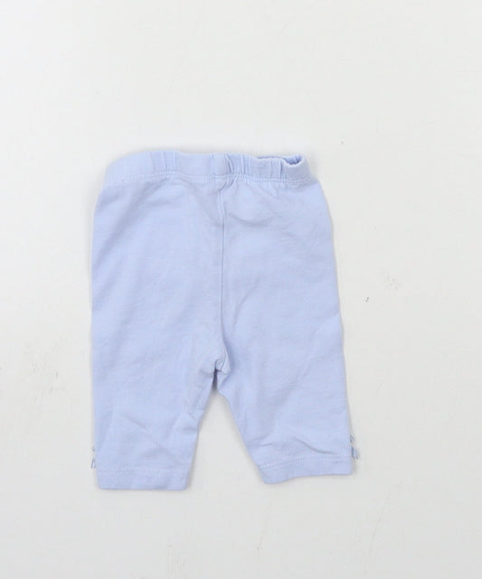 George Boys Blue Jersey Jogger Trousers Size Newborn